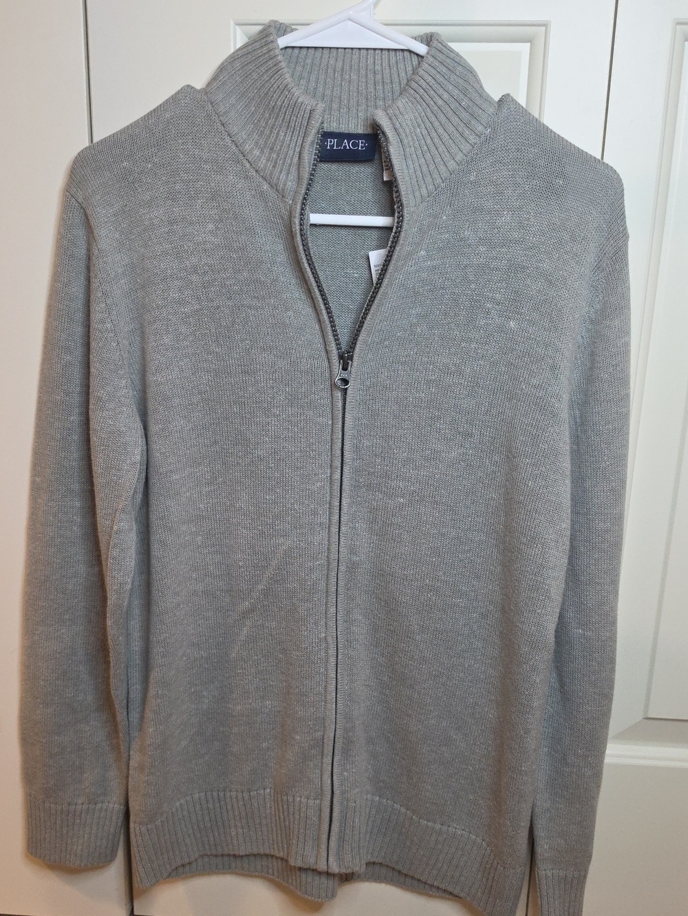 The Children's Place Gray Full-Zip Sweater